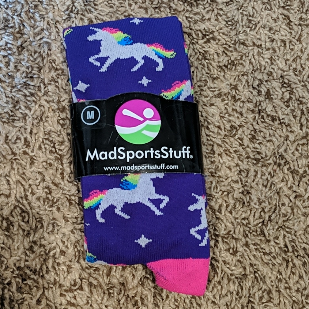 MadSportsStuff Unicorn Socks
